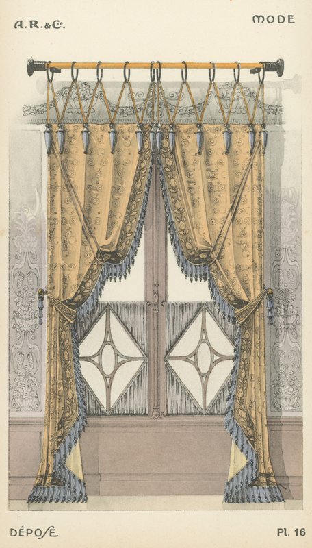 Ilustrace z produktového katalogu interiérového designu od A R & Cie, Francie od French School