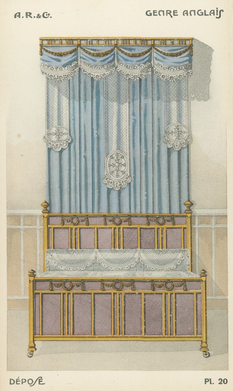 Ilustrace z produktového katalogu interiérového designu od A R & Cie, Francie od French School