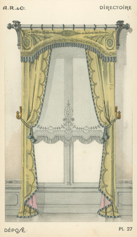 Ilustrace z produktového katalogu interiérového designu od A R & Cie, Francie od French School