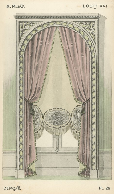 Ilustrace z produktového katalogu interiérového designu od A R & Cie, Francie od French School