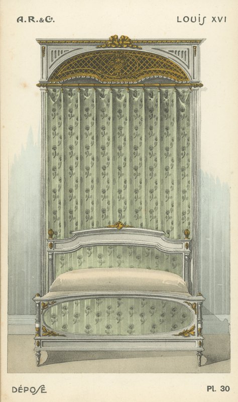 Ilustrace z produktového katalogu interiérového designu od A R & Cie, Francie od French School
