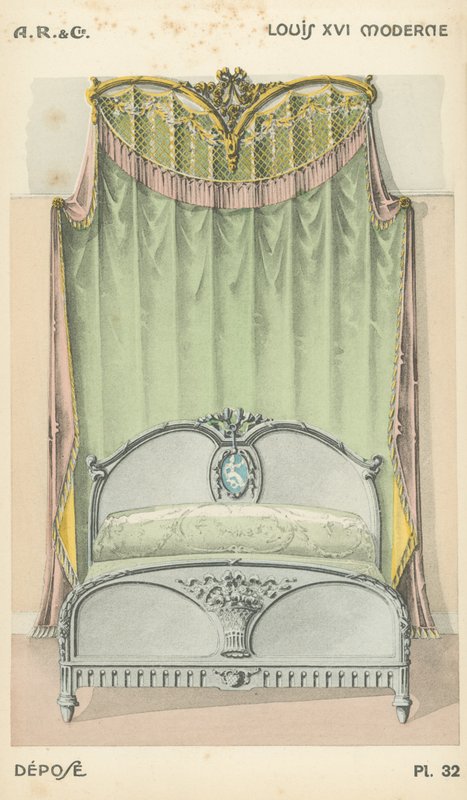 Ilustrace z produktového katalogu interiérového designu od A R & Cie, Francie od French School