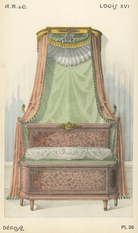 Ilustrace z produktového katalogu interiérového designu od A R & Cie, Francie od French School
