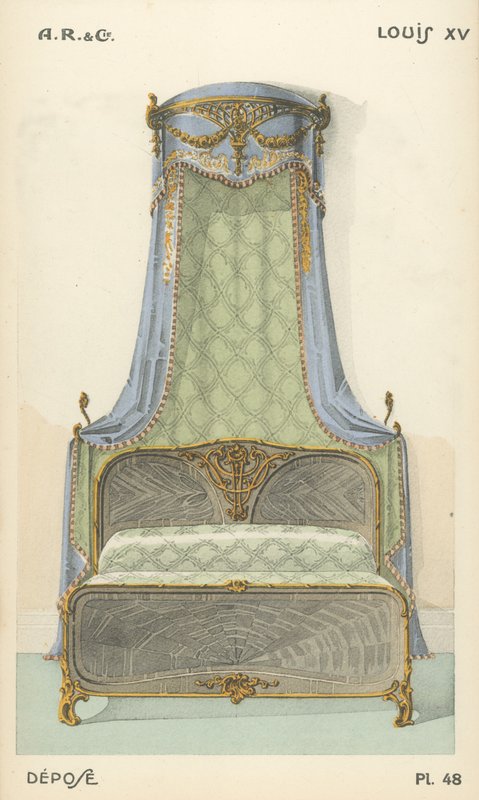 Ilustrace z produktového katalogu interiérového designu od A R & Cie, Francie od French School
