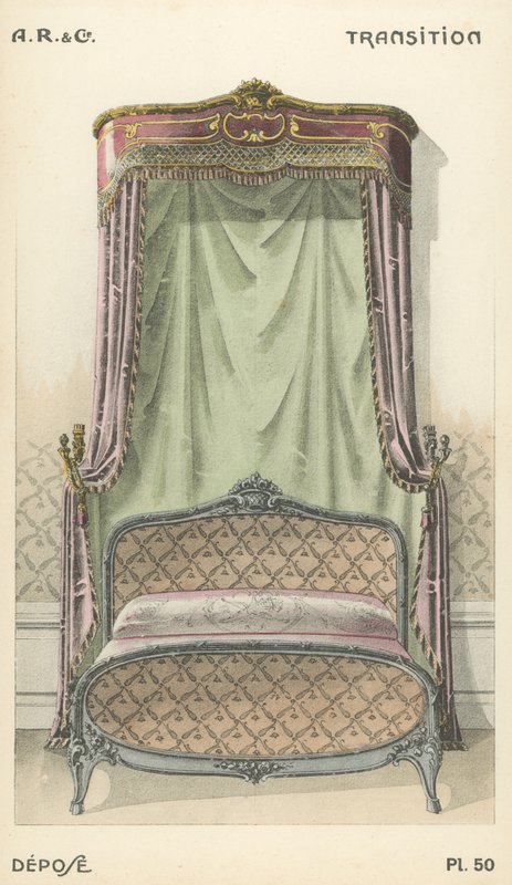 Ilustrace z produktového katalogu interiérového designu od A R & Cie, Francie od French School