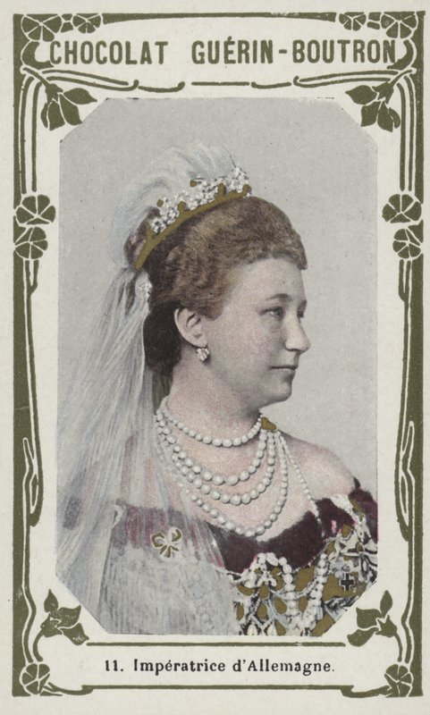 Imperatrice dAllemagne (barevná fotografie) od French School