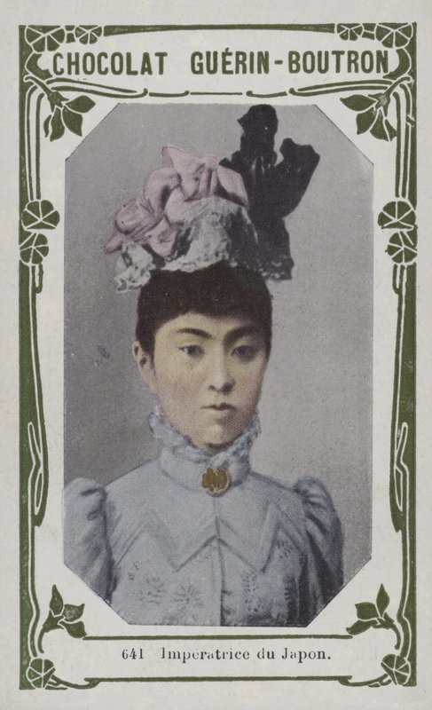 Japonská císařovna (barevná fotografie) od French School