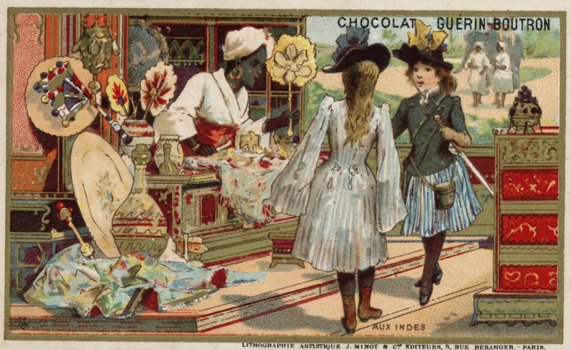 V Indii (chromolitho) od French School