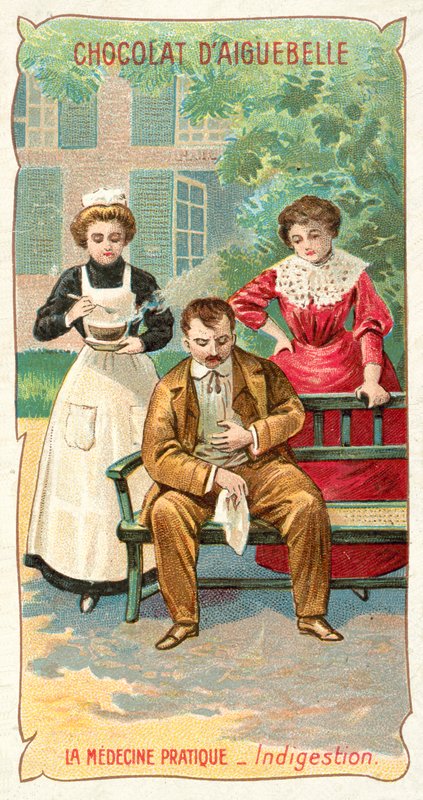 Poruchy trávení (chromolitho) od French School