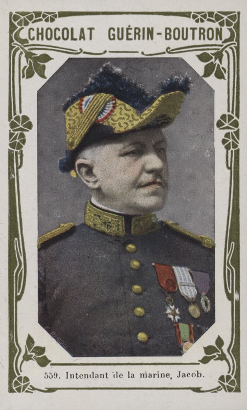 Velitel námořnictva Jacob (barevné foto) od French School
