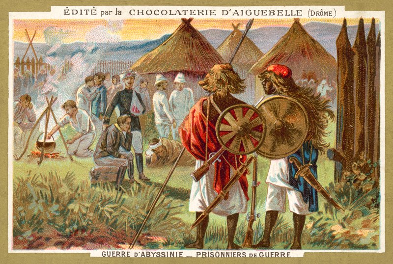Italští váleční zajatci, první italsko-etiopská válka od French School