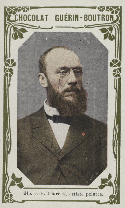 J-P Laurens, malíř (barevné foto) od French School