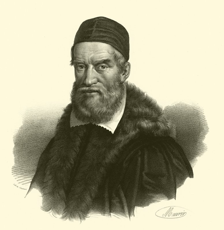 Jacopo Bassano, portrét (rytina) od French School