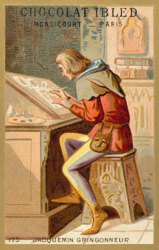 Jacquemin Gringonneur , francouzský malíř (chromolitho) od French School