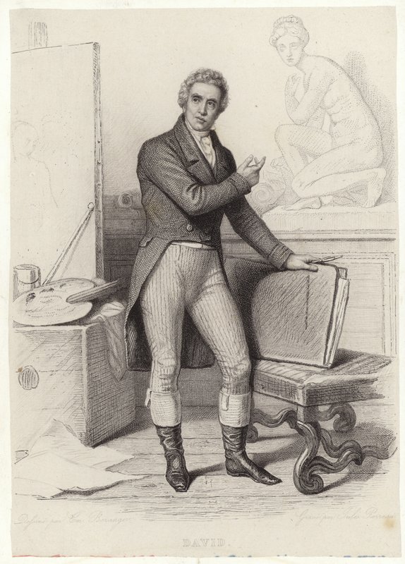 Jacques-Louis David , francouzský malíř od French School