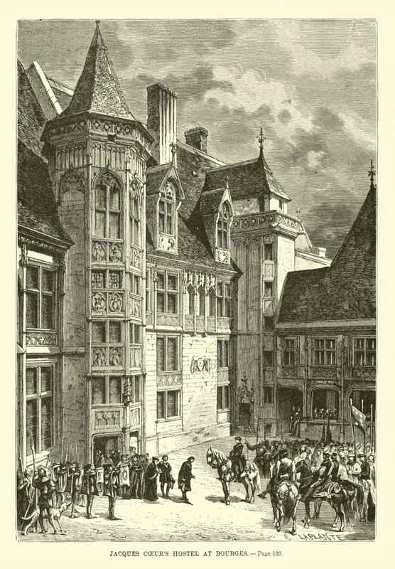 Hostel Jacques Coeurs v Bourges od French School