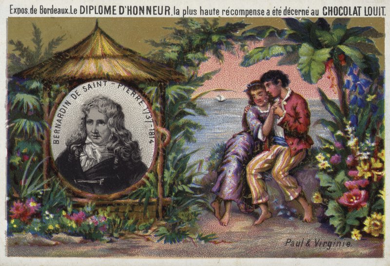 Jacques Henri Bernardin de Saint Pierre , francouzský spisovatel a botanik od French School
