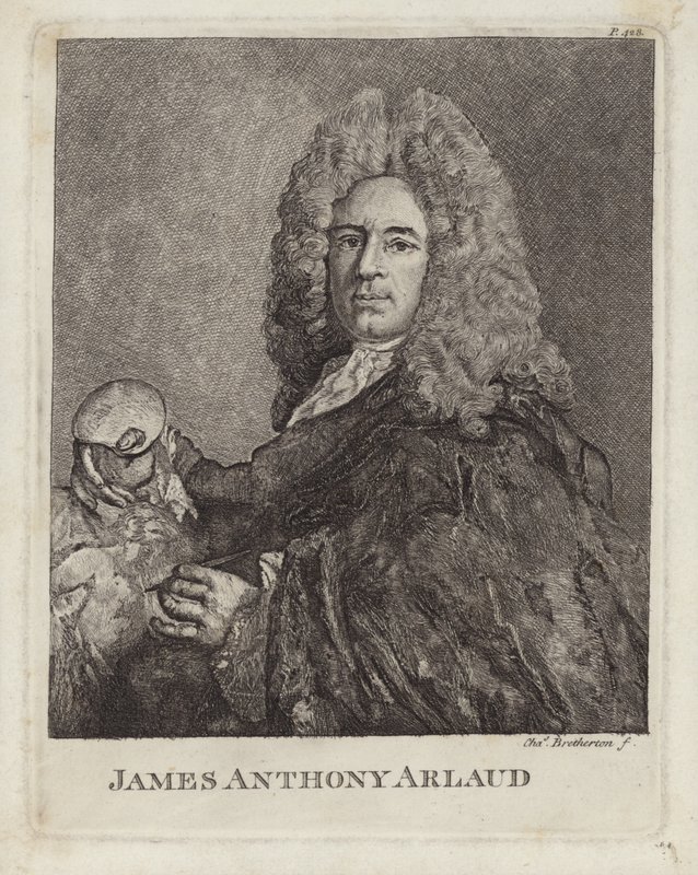 James Anthony Arlaud, švýcarský umělec ze Ženevy. Vyryl Charles Bretherton od French School