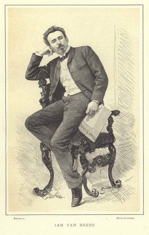 Jan van Beers , belgický umělec od French School