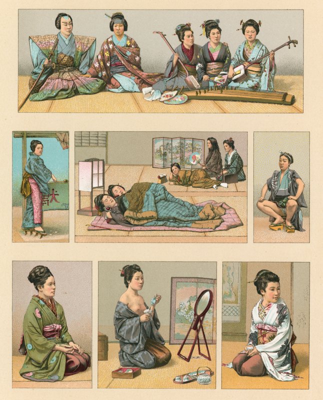 Japonský kostým od French School