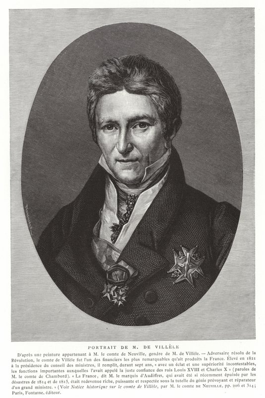 Jean-Baptiste de Villele, francouzský státník od French School