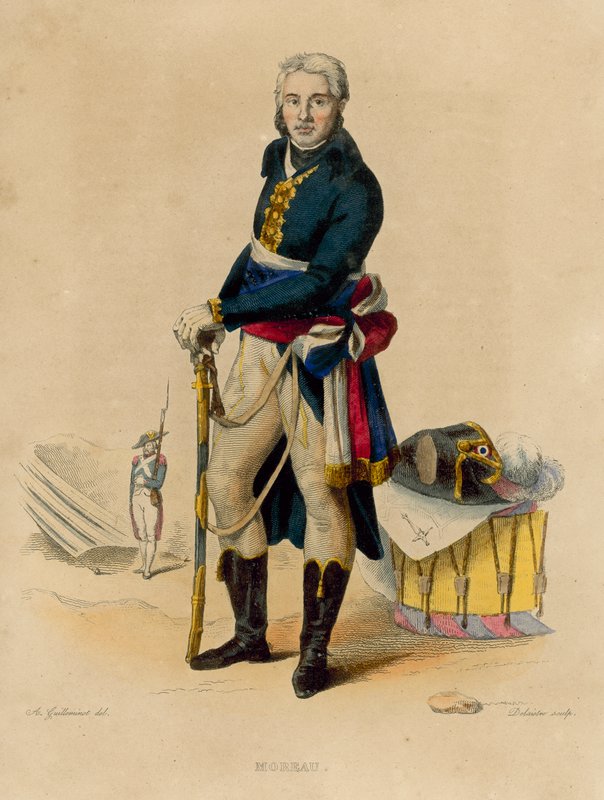 Jean-Victor Moreau (barevná rytina) od French School
