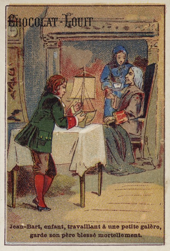 Jean Bart, francouzský námořní velitel a lupič ze 17. století jako dítě od French School