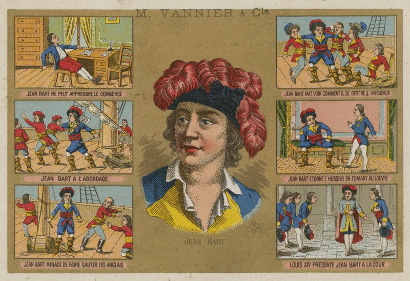 Jean Bart , francouzský námořní velitel a lupič od French School