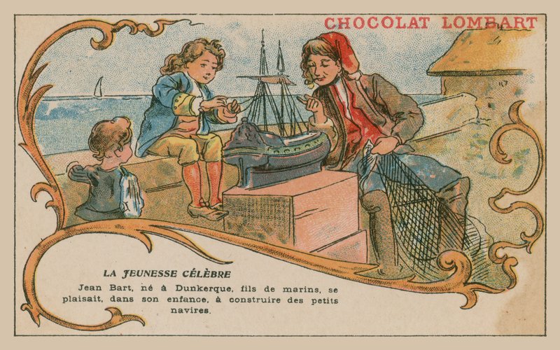 Jean Bart, námořní velitel a lupič z konce 17. století, jako chlapec od French School