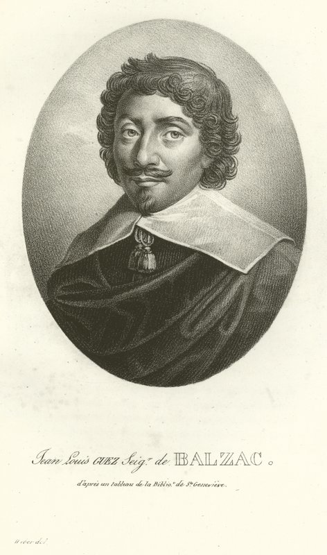 Jean Louis Guez, lord z Balzacu od French School