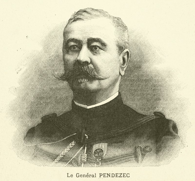 Jean Pendezec, francouzský generál (rytina) od French School
