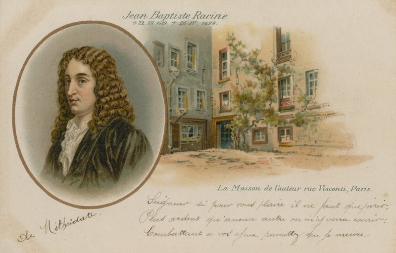 Jean Racine , francouzský dramatik od French School