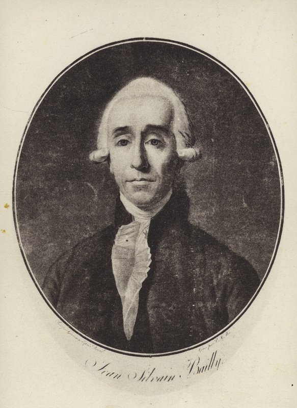 Jean Sylvain Bailly , francouzský astronom, matematik a revoluční politik (litho) od French School