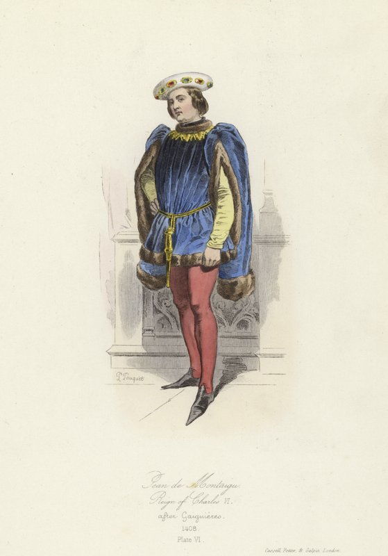 Jean de Montagu, velmistr Francie, vláda Karla VI od French School