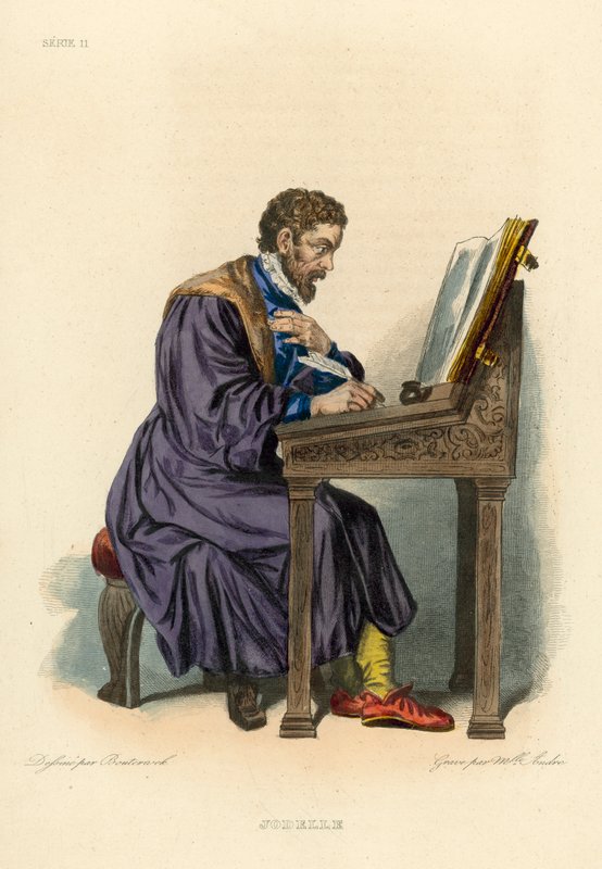 Jodelle (barevné rytí) od French School