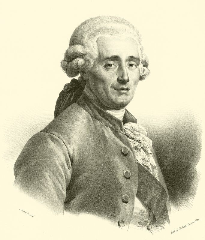 Joseph-Marie Vien, portrét (rytina) od French School