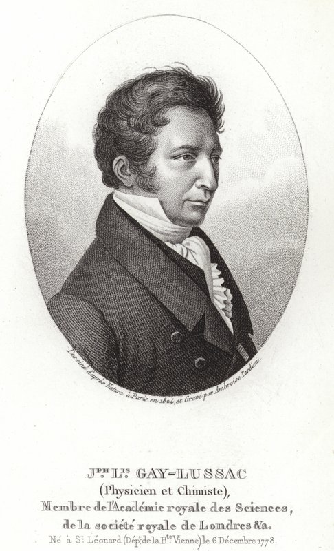 Joseph Louis Gay-Lussac od French School