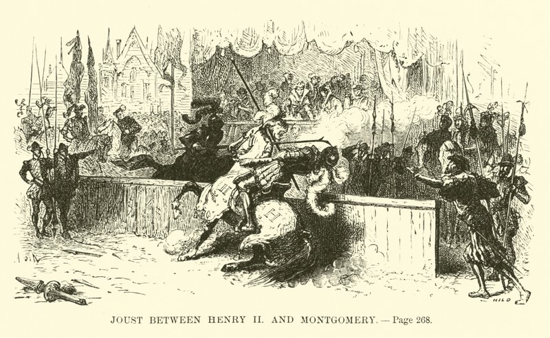 Zápas mezi Jindřichem II. a Montgomerym od French School