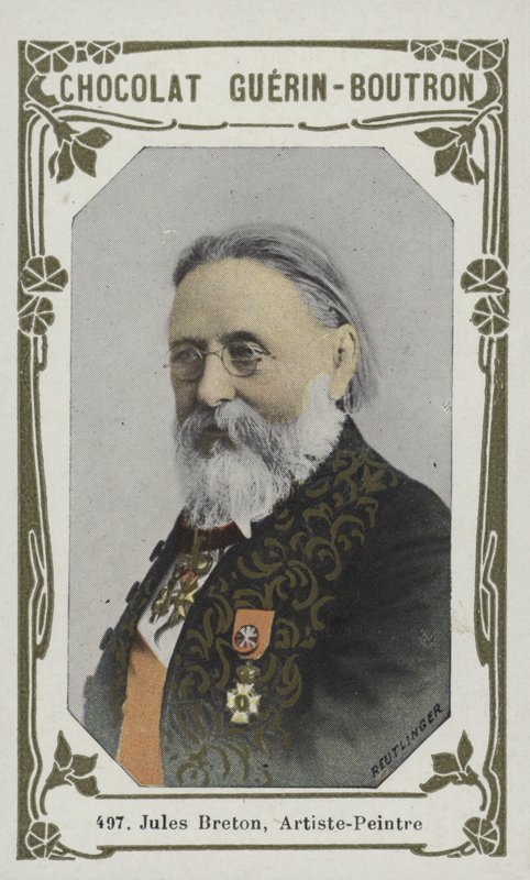 Jules Breton, malíř (barevné foto) od French School