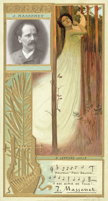 Jules Massenet, A Lefevre-Utile (barevné lito) od French School