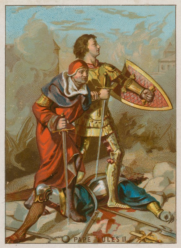 Julius II vstupuje do průlomu v Mirandole od French School