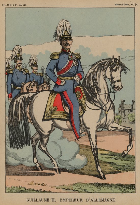 Německý císař Wilhelm II od French School