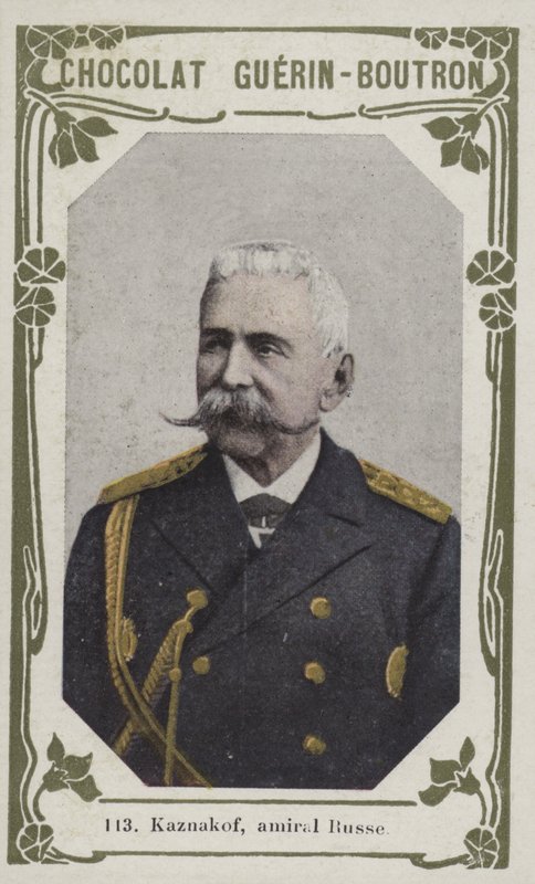 Kaznakof, amiral Russe (barevné foto) od French School