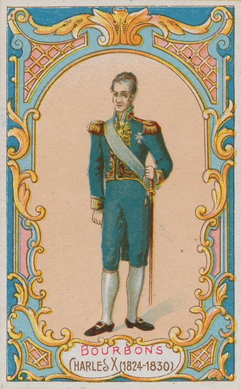 francouzský král Karel X od French School