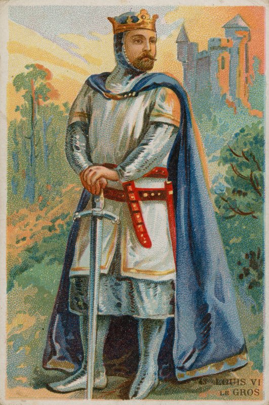 Král Ludvík VI., zvaný Tlustý od French School