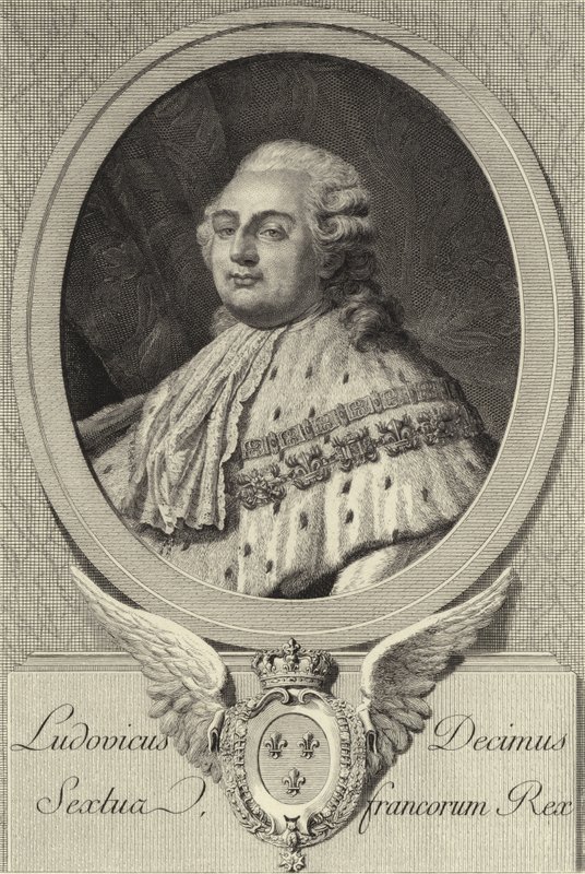 Francouzský král Ludvík XVI od French School