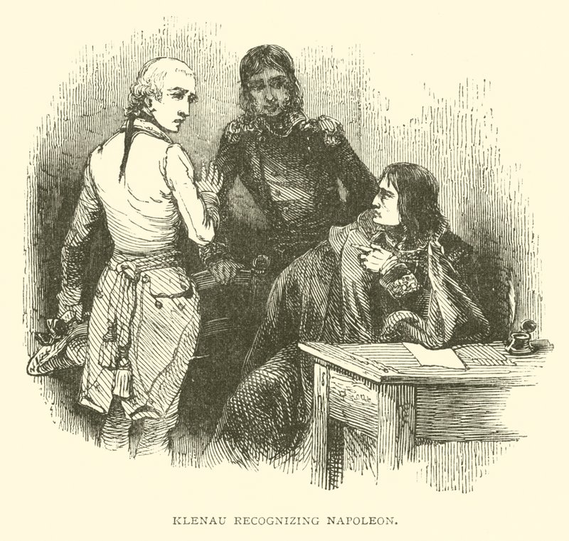 Klenau uznává Napoleona (rytina) od French School