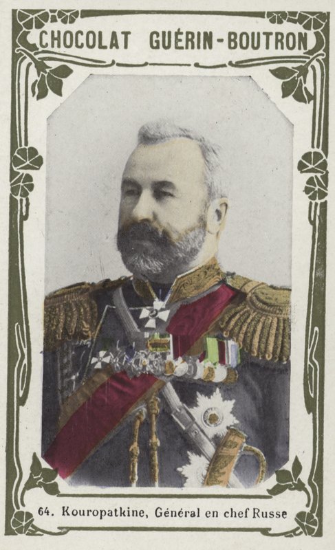 Kuropatkin, ruský hlavní generál (barevná fotografie) od French School