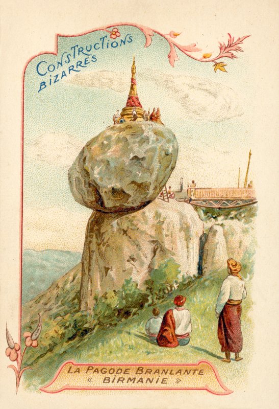 Kyakitio pagoda, Byrma (chromolit) od French School
