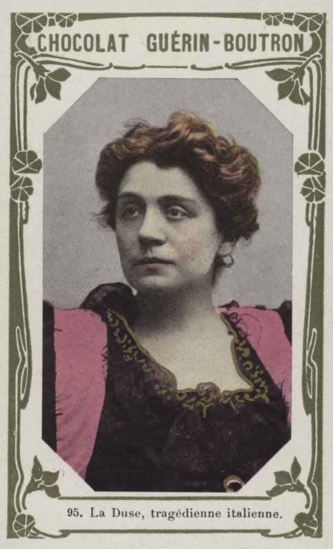 La Duse, italský tragéd (barevné foto) od French School